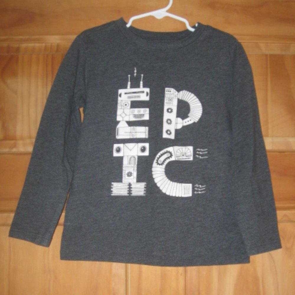 5/$30 Boys Cat & Jack Long Sleeve "Epic" T Shirt